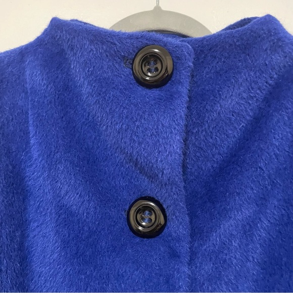 Teresa Tardia (Italy) Coat Wool Alpaka Pockets Button Size Large - Picture 10 of 12